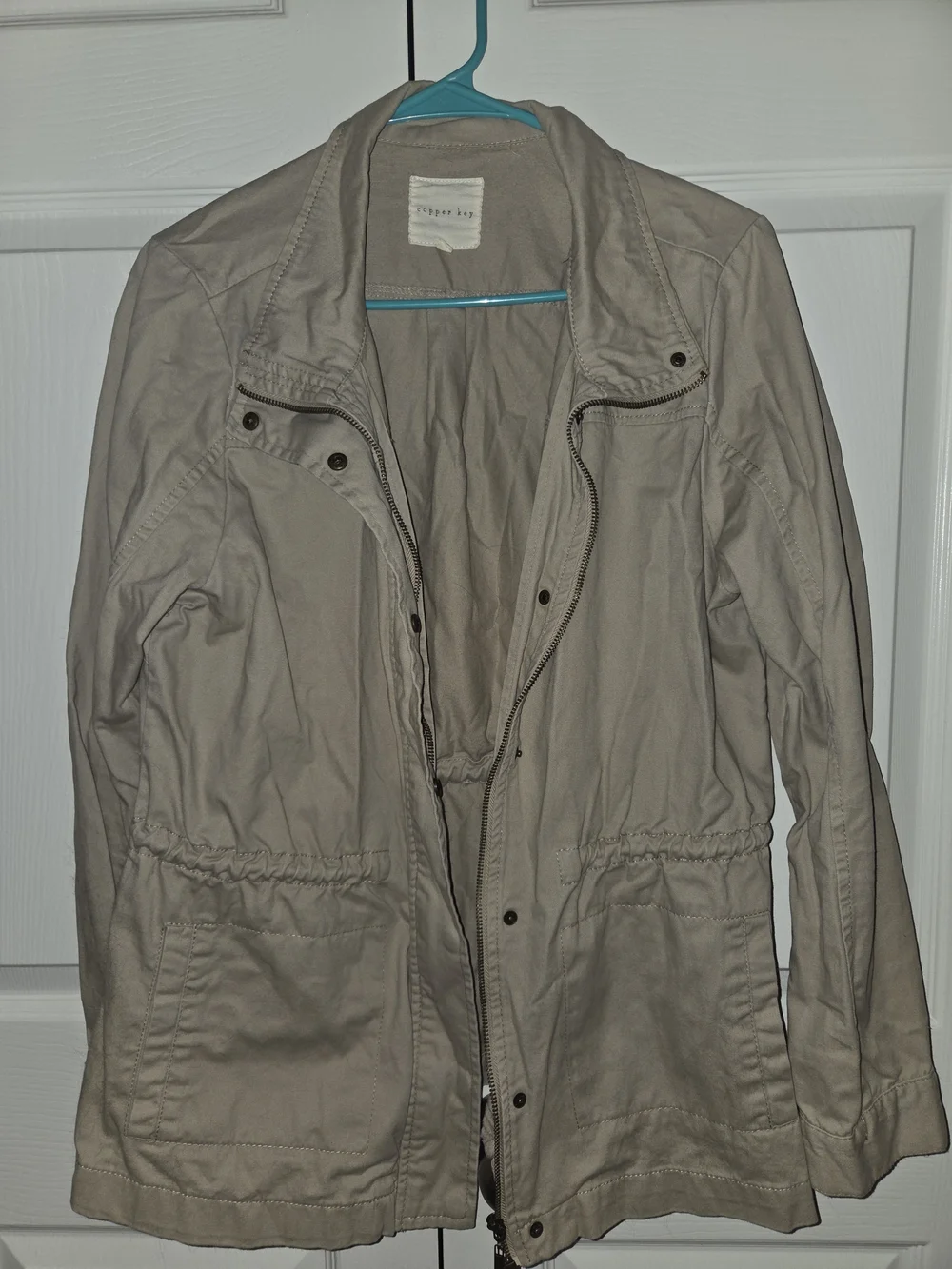 Copper Key Lightweight Tan Utility Jacket
